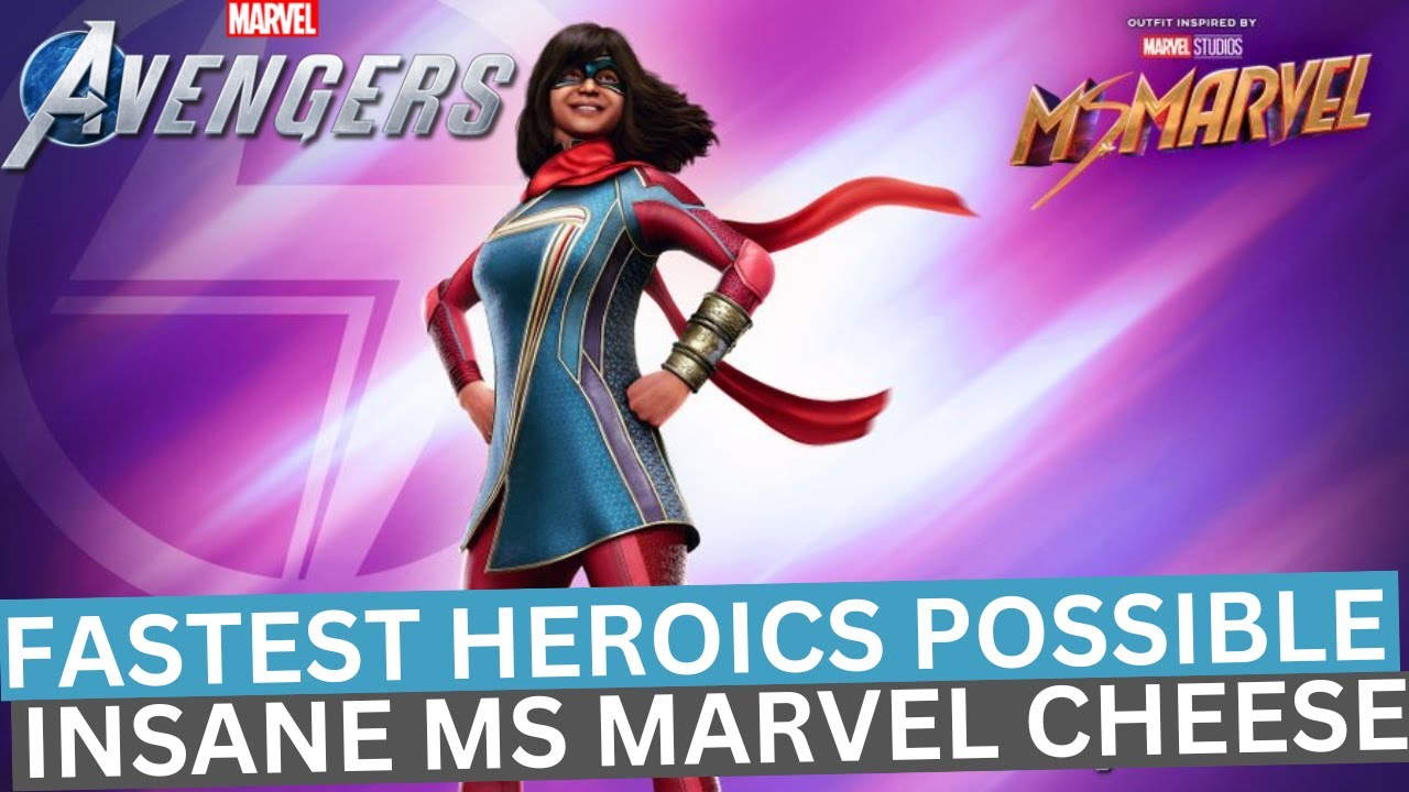 MS MARVEL CHEESE | FASTEST HEROIC CHARGE | MARVELS AVENGERS