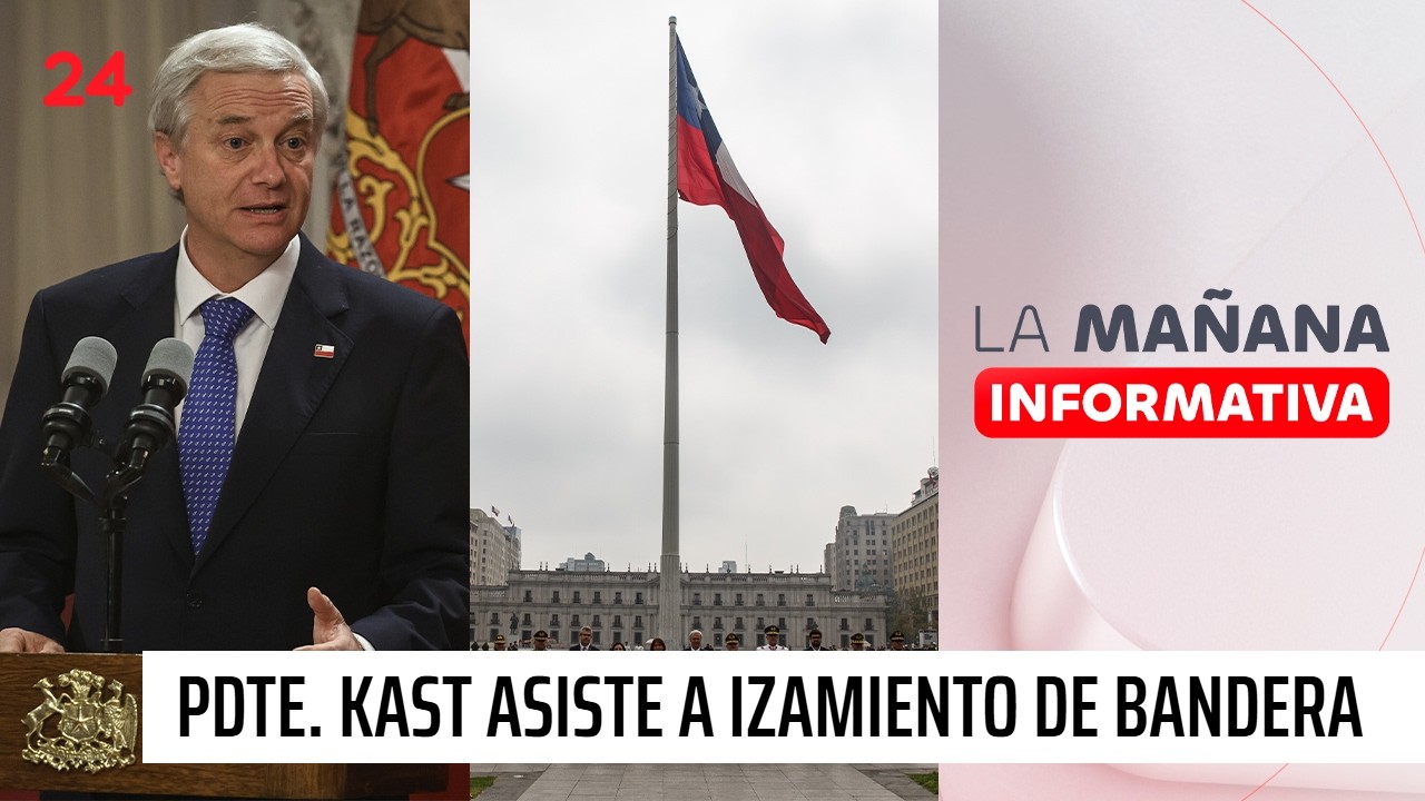Presidente Kast asiste a izamiento de la 