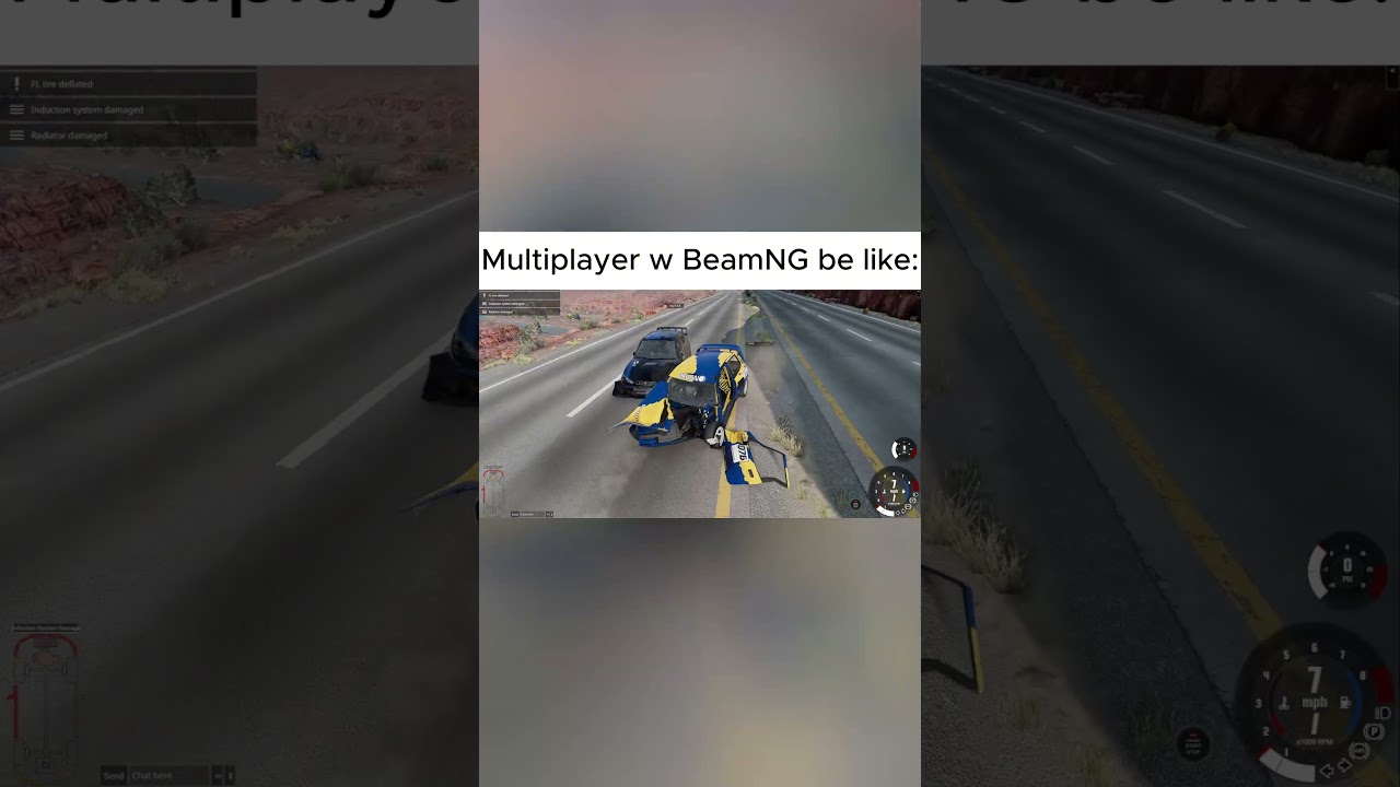 Multiplayer w BeamNG be like: #short #beamng #multiplayer #belike