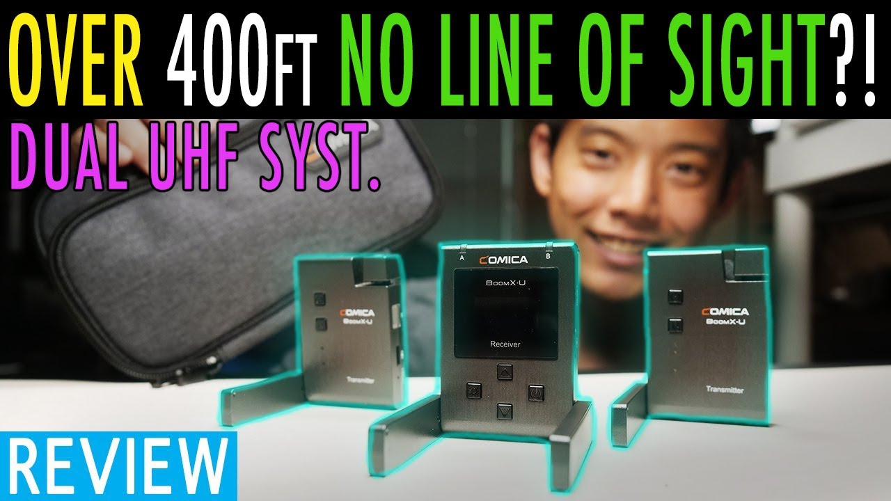 Comica BoomX-U In-Depth Review | Over 300ft No Line Of Sight!!! | Best Budget UHF Dual Ch Wireless