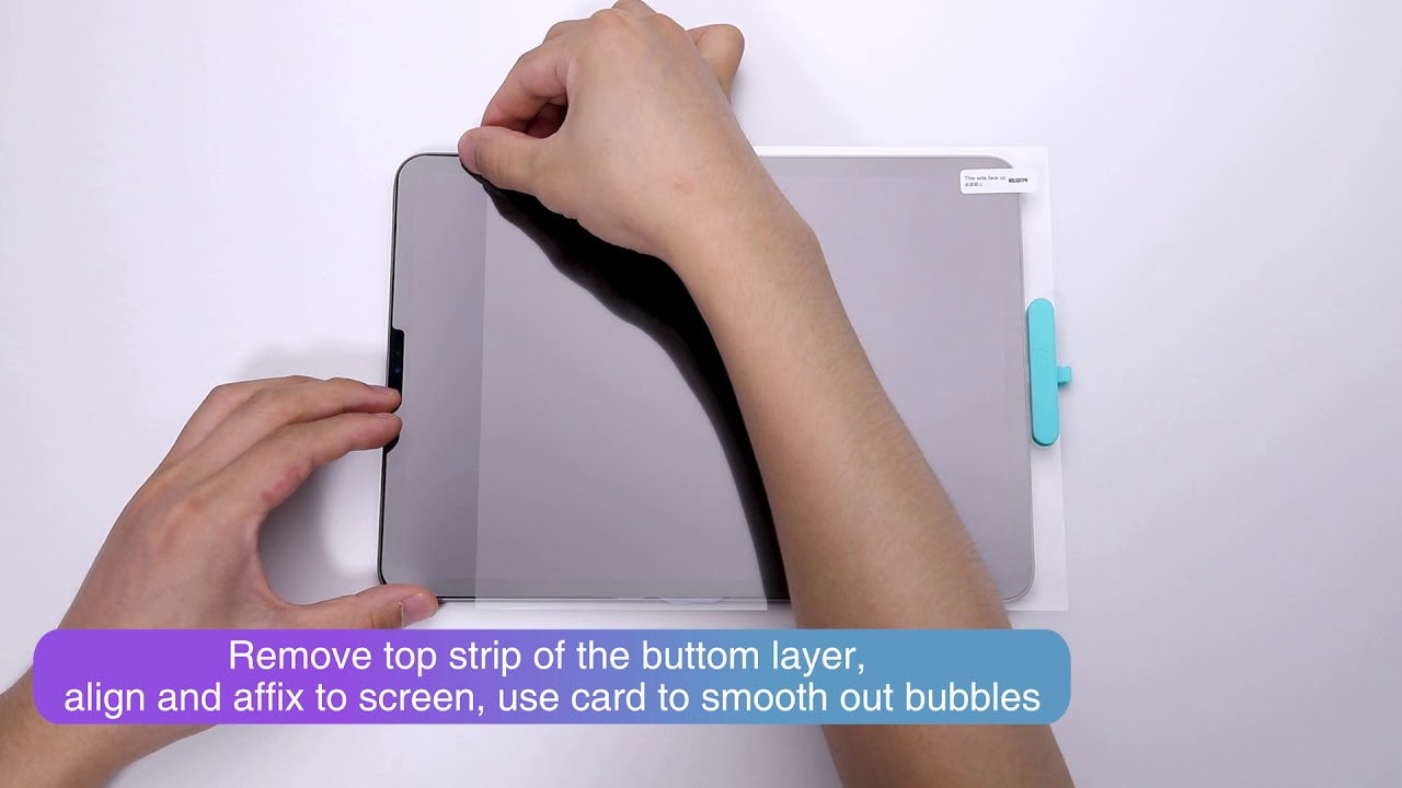 【ESR】How to install the Matte/ Paper-Like/ PET Screen Protector