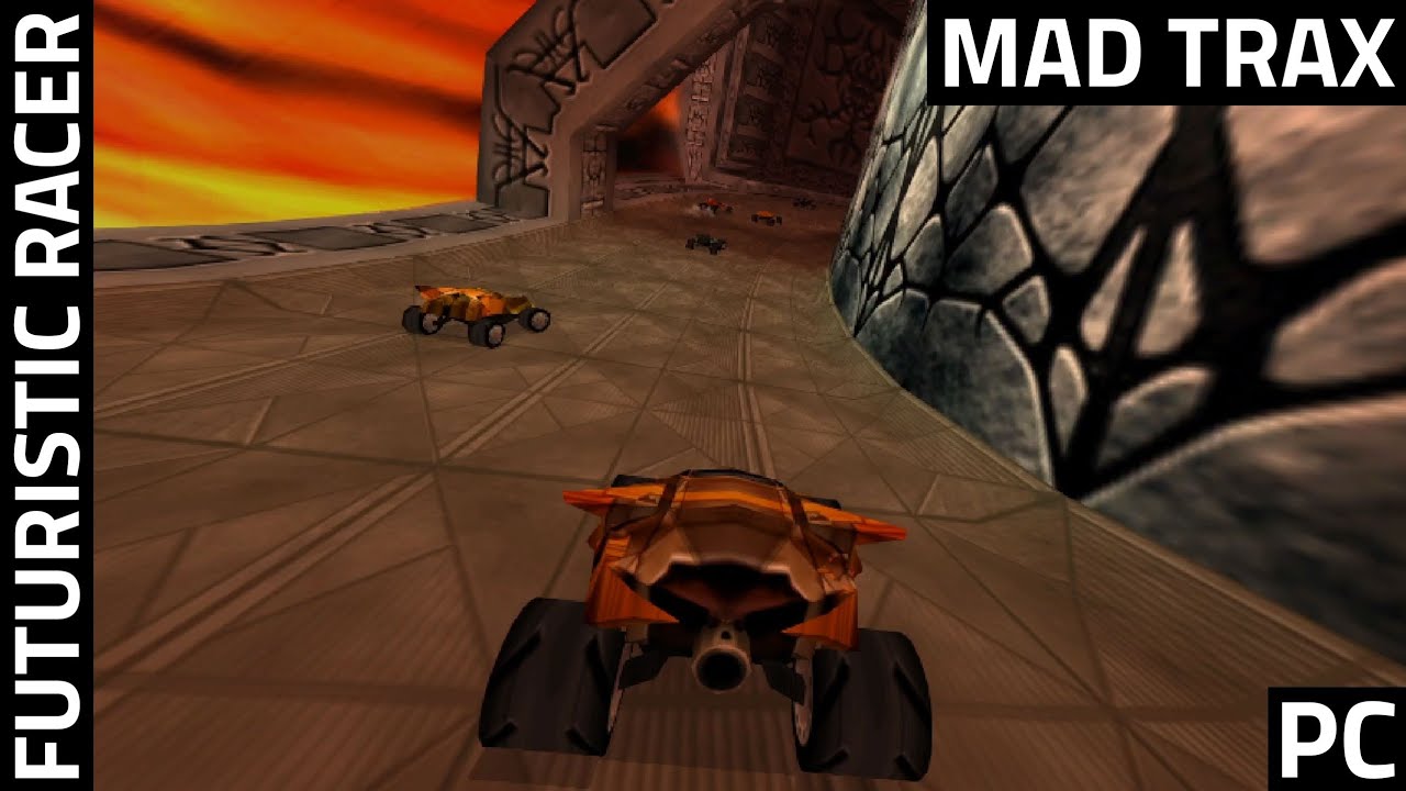 Mad Trax (1998) -  PC Futuristic Racing Games
