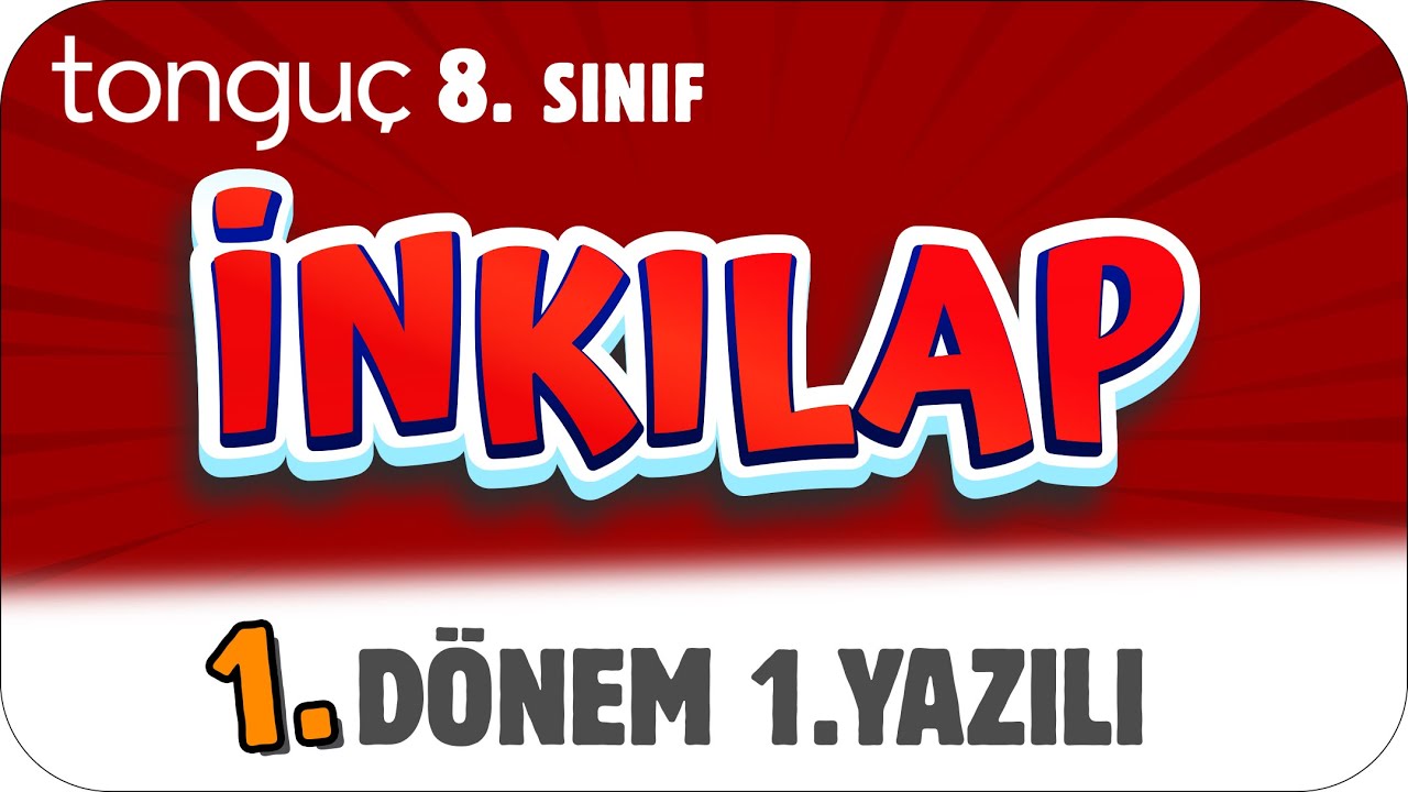 8.Sınıf İnkılap  1.Dönem 1.Yazılıya Hazırlık 📑 #2025