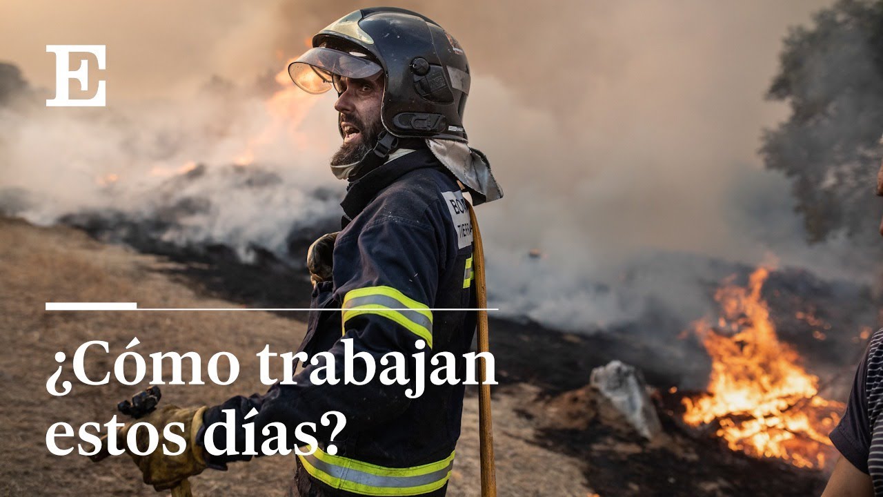 Ser bombero en España, ¿en qué condiciones se trabaja en los incendios? | EL PAÍS