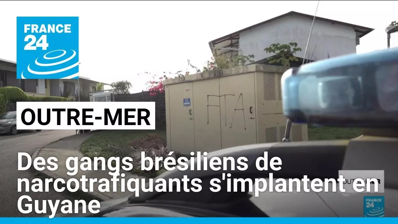 Des gangs brésiliens de narcotrafiquants s'implantent en Guyane • FRANCE 24