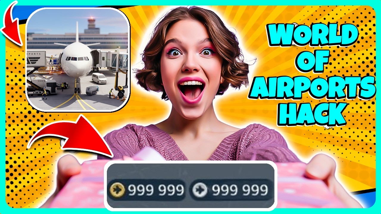 World Of Airports Hack Mod 2026  Free Unlimited Coins, Money, Golden Planes, Airport iOS Android