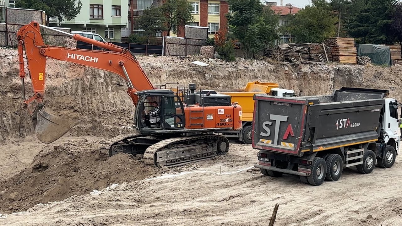 HITACHI ZAXİS 490 LCH ESKKAVATÖR HAFRİYAT YÜKLEME # 2 