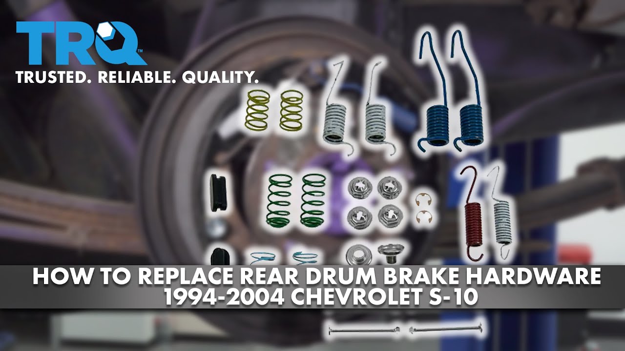 Как заменить крепеж заднего тормозного барабана на Chevrolet S10 1994-2004 годов