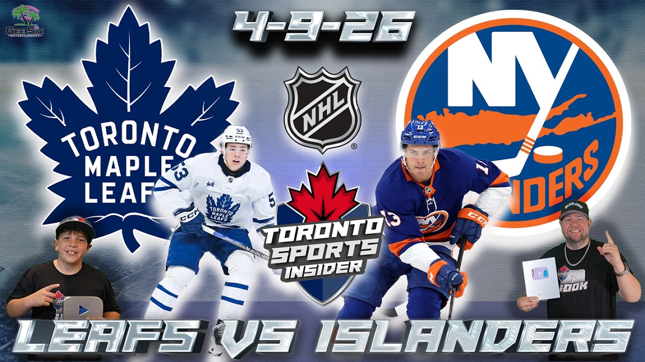 4-9-26 Toronto Maple Leafs vs New York Islanders | NHL LIVE Stream Reaction & Play By Play
