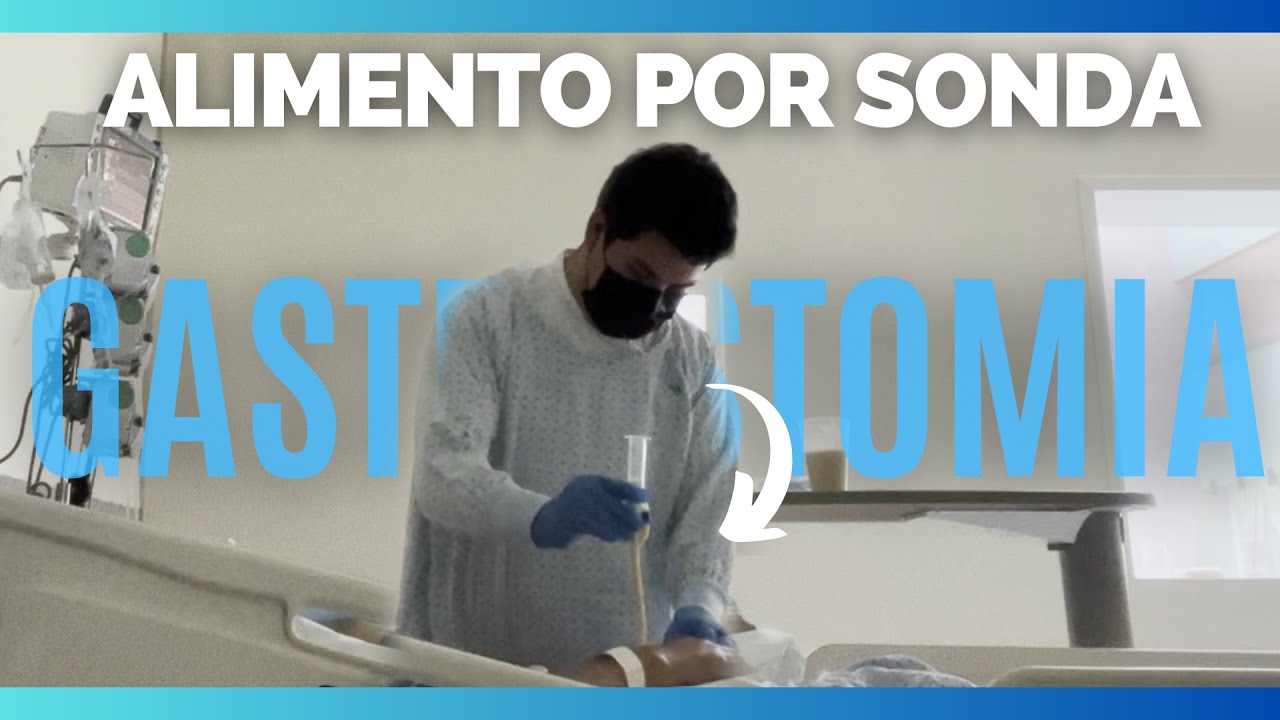 ¿COMO ADMINISTRAR una ALIMENTACION POR SONDA de GASTROSTOMIA | VIDEO PRACTICO