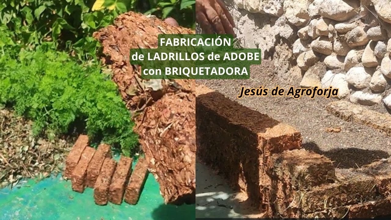 FABRICACIÓN DE LADRILLOS DE ADOBE CON BRIQUETADORA