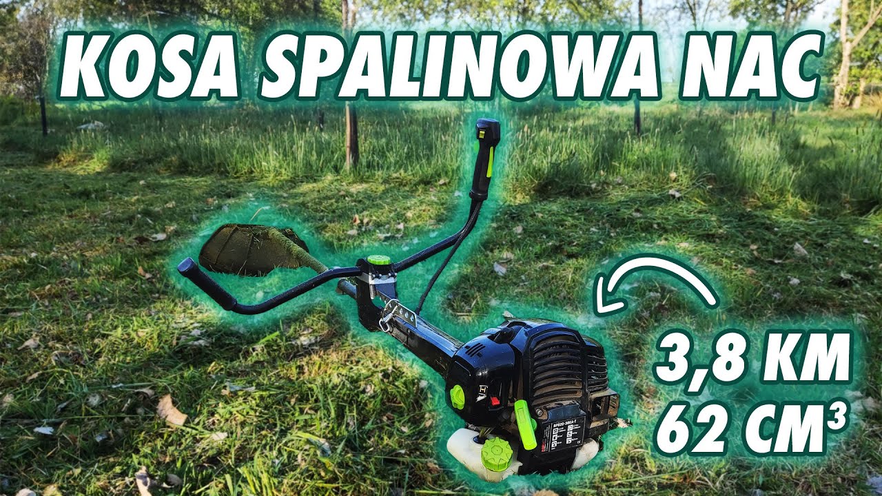 Kosa spalinowa NAC - 3,8KM -  BP620-38KA-T - recenzja, test, plusy i minusy