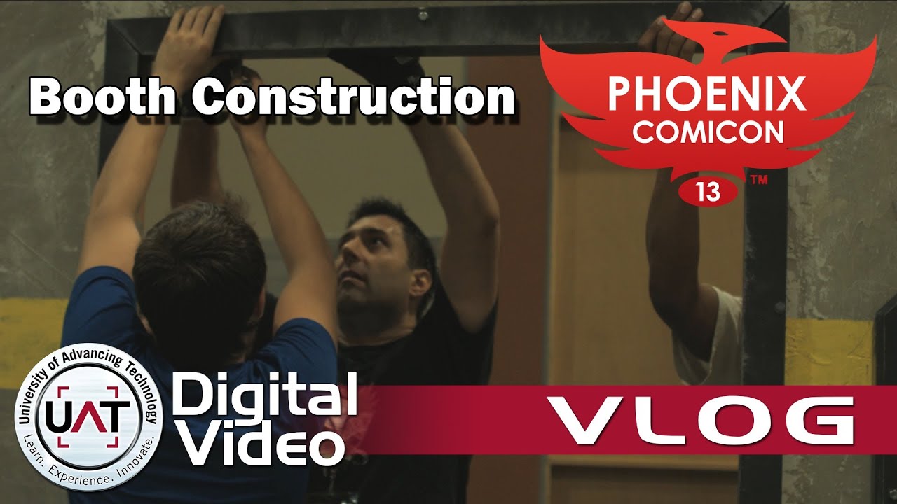 Phoenix Comicon Set Construction (UATDV Vlog)