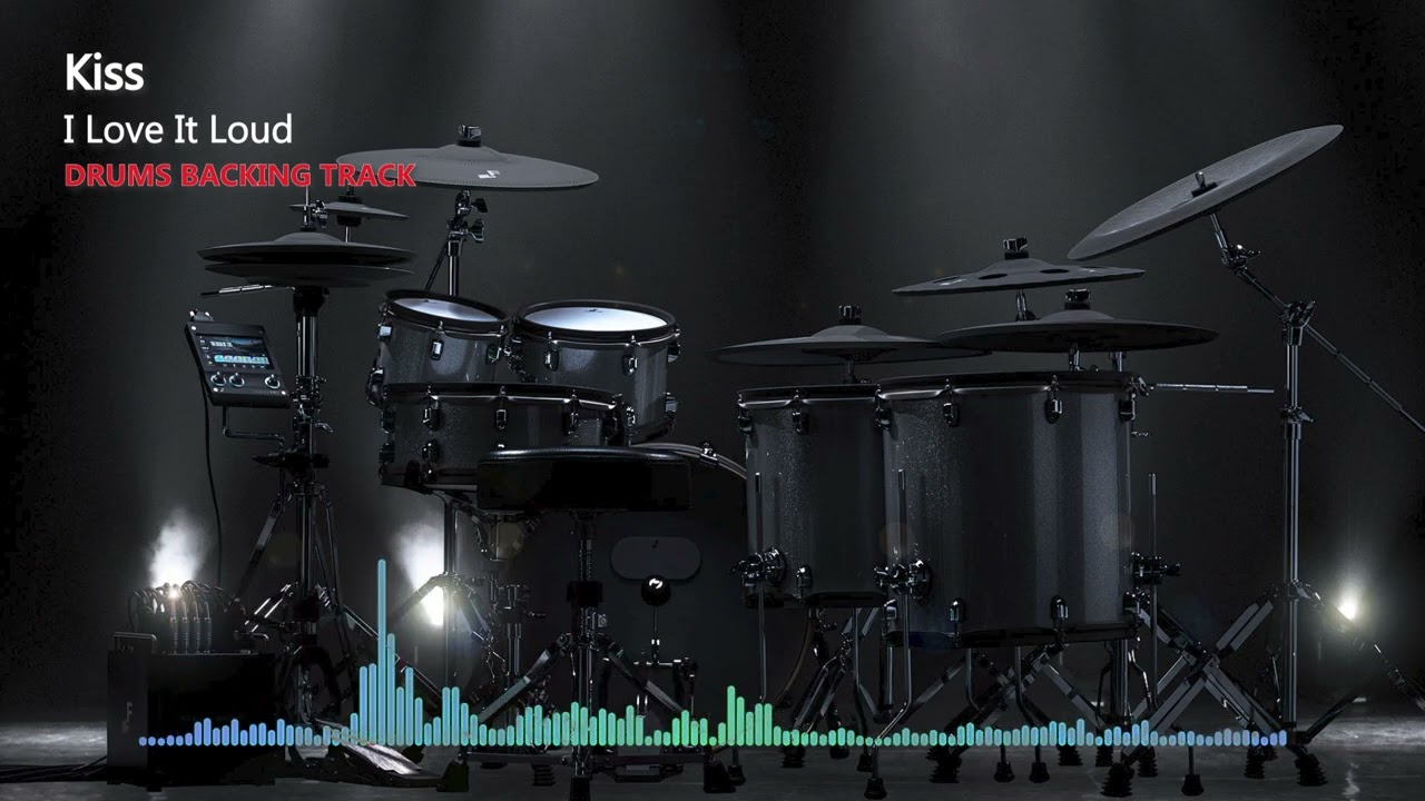 Kiss - I Love It Loud | Drums Only | Original backing track