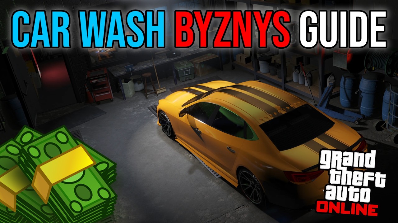 JAK VYDĚLAT PENÍZE S POMOCÍ CAR WASH BYZNYSU V GTA ONLINE?!