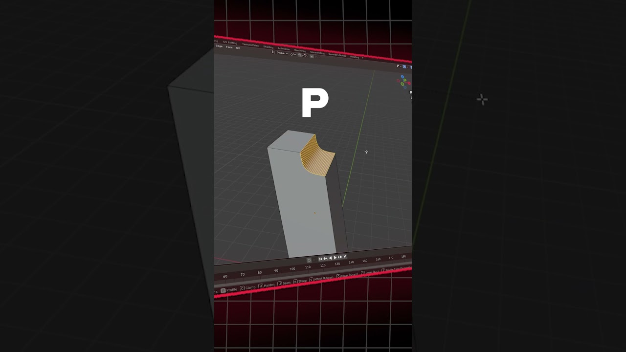 ⏱️Фишки Bevel в Blender #blender  #blender3d #blendertutorial  #3dblender  #3d #дизайн