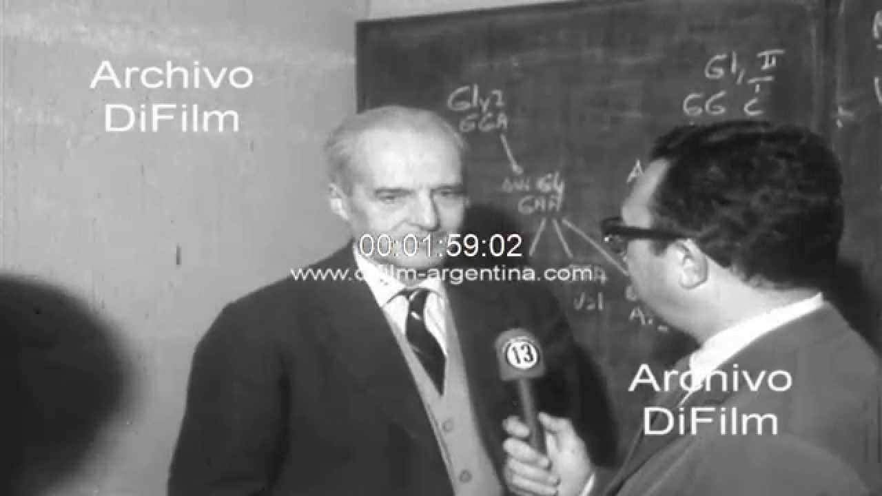 Luis Federico Leloir distinguido con el Premio Nobel de Quimica 1970