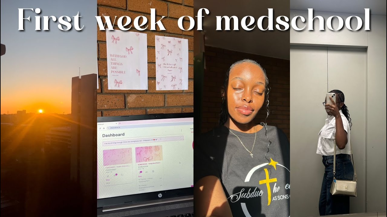 First Week Of Medschool | lectures, room decor, shopping and more