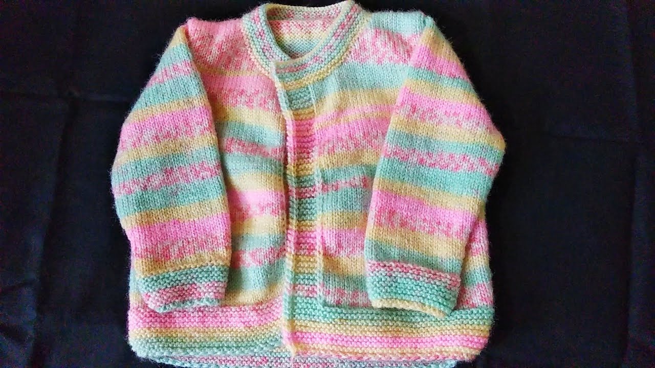 Baby Sweater Knitting Pattern and Measurement For 1 year To 1.5 Year | Natural Style Hindi