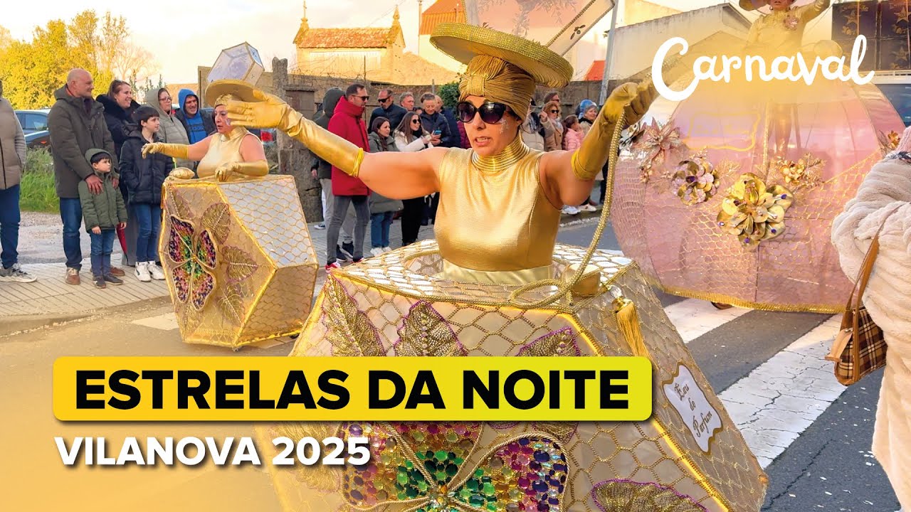 Comparsa ESTRELAS DA NOITE de Tomiño 🥳 | CARNAVAL de VILANOVA de AROUSA 2025