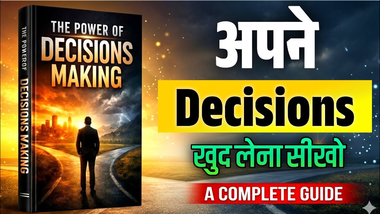 The Power of Decisions Making | Book summary in hindi | motivational video 