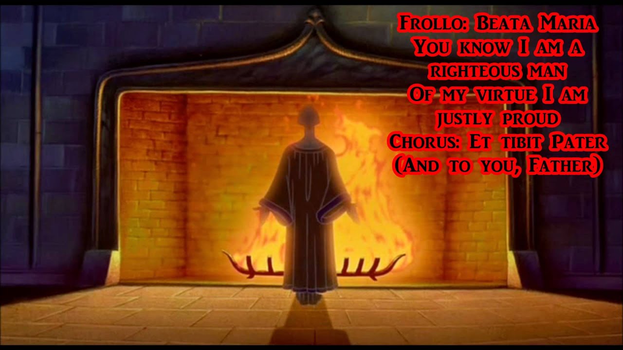 Heaven's Light/Hellfire (w/ lyrics) From Disney's 