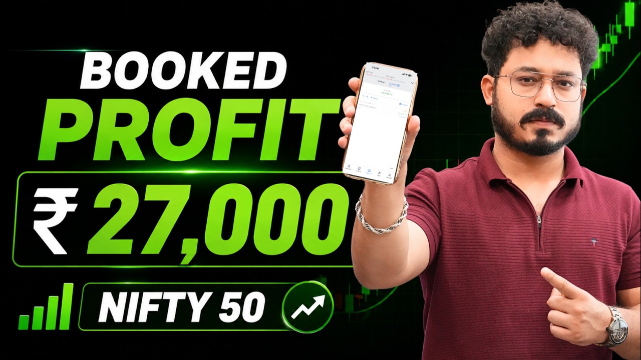 ₹27,000 PROFIT in NIFTY 50  |  Intraday Trading