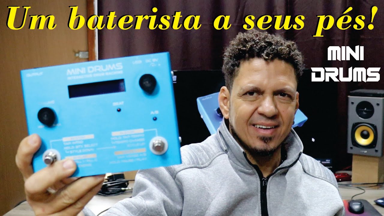 Mini drums - Um baterista a seus pés!