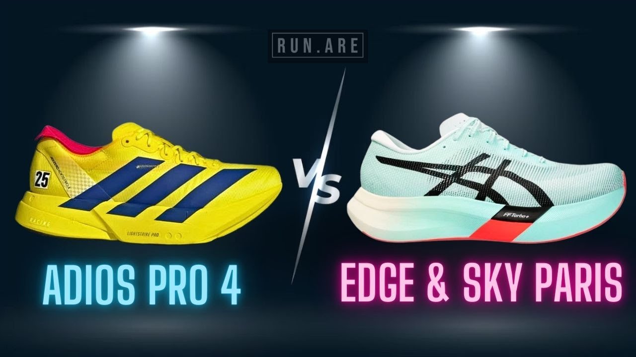 Adidas Adizero Adios Pro 4 vs ASICS Metaspeed Sky Edge Paris