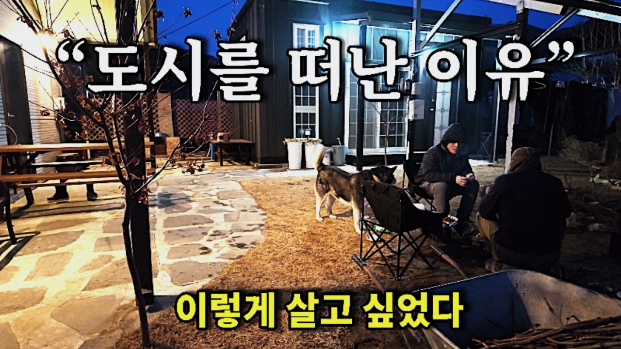 도시를 떠나 고향처럼 살고 싶었던 시골살이 l 허스키와 나의 시골살이
