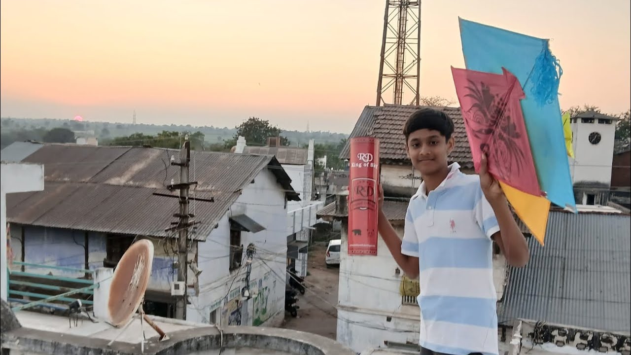 UTTARAYAN at Village 🧵🪁 | #makarsankranti #vlog #punsari #village #daily #like #subscribe #kite 