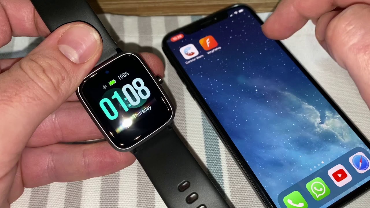 HOMVILLA Fitness Tracker, Smartwatch Waterproof IP68 Activity Tracker unboxing and instructions