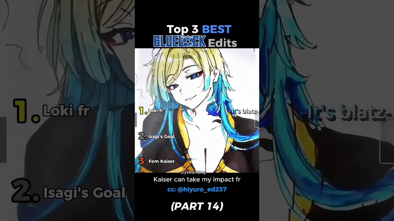 Ranking the BEST Blue Lock Edits PART 14 #shorts #ranking #bluelock #anime #edit #animecosplay