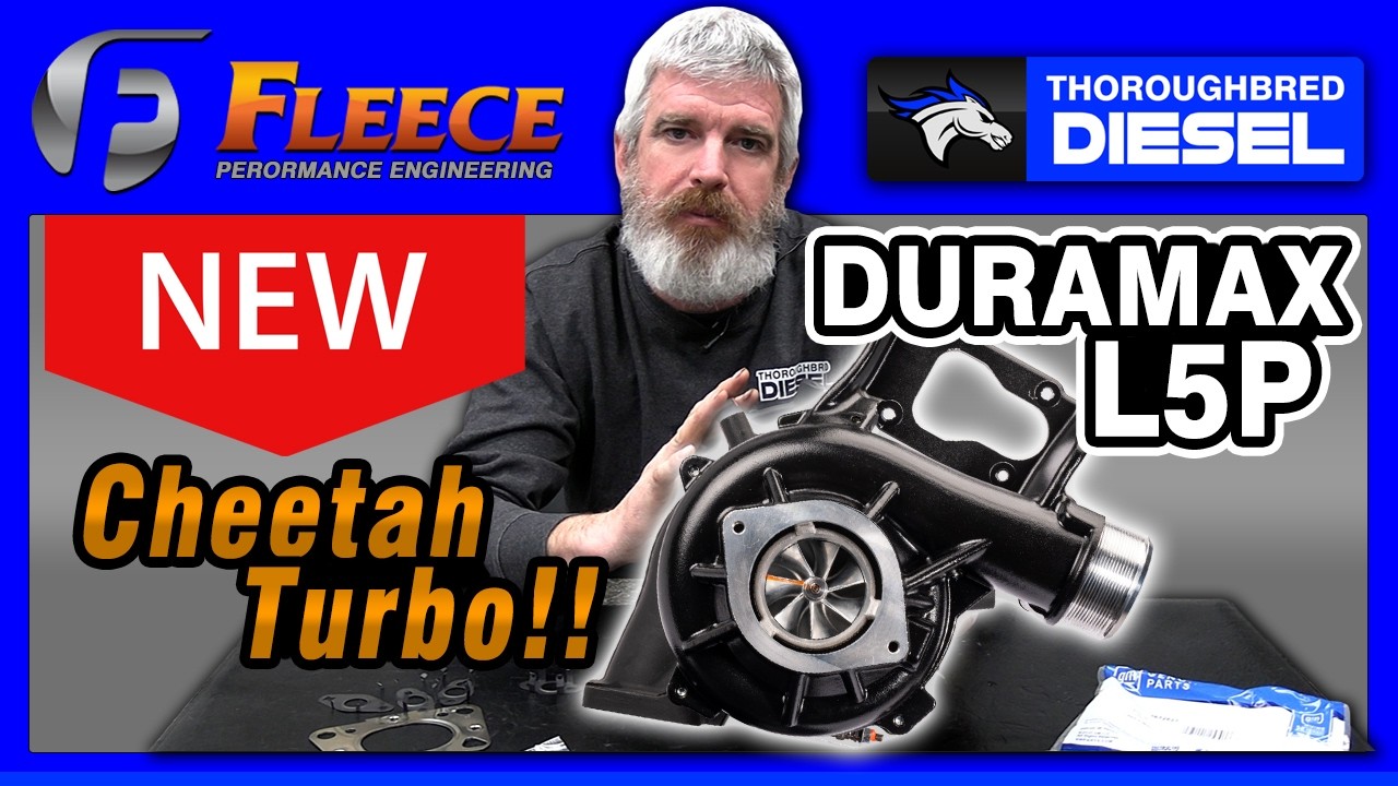 Новый чехол Fleece Cheetah Turbo для GM Duramax L5P 2017-2023 годов выпуска #дизель #турбо