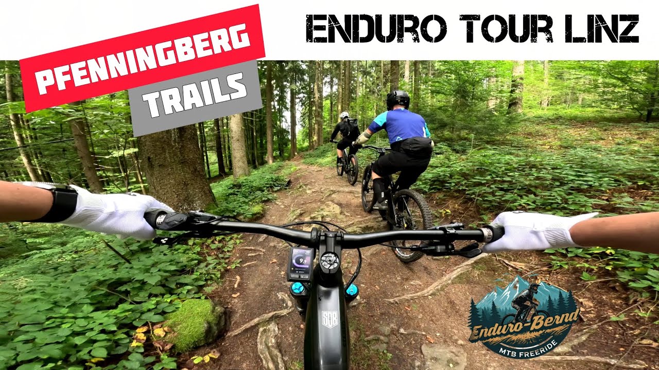 MTB Enduro Tour Linz - GIZ & Pfenningberg Trials / Cube Stereo Hybrid 140 HPC /Orbea Wild #mtblife