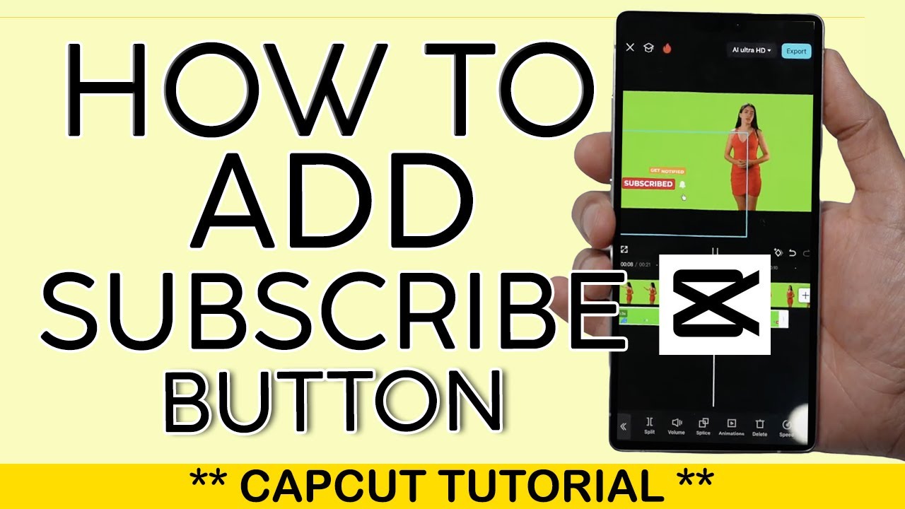 How to Add Subscribe Button on Youtube Video in Mobile Capcut (2025)