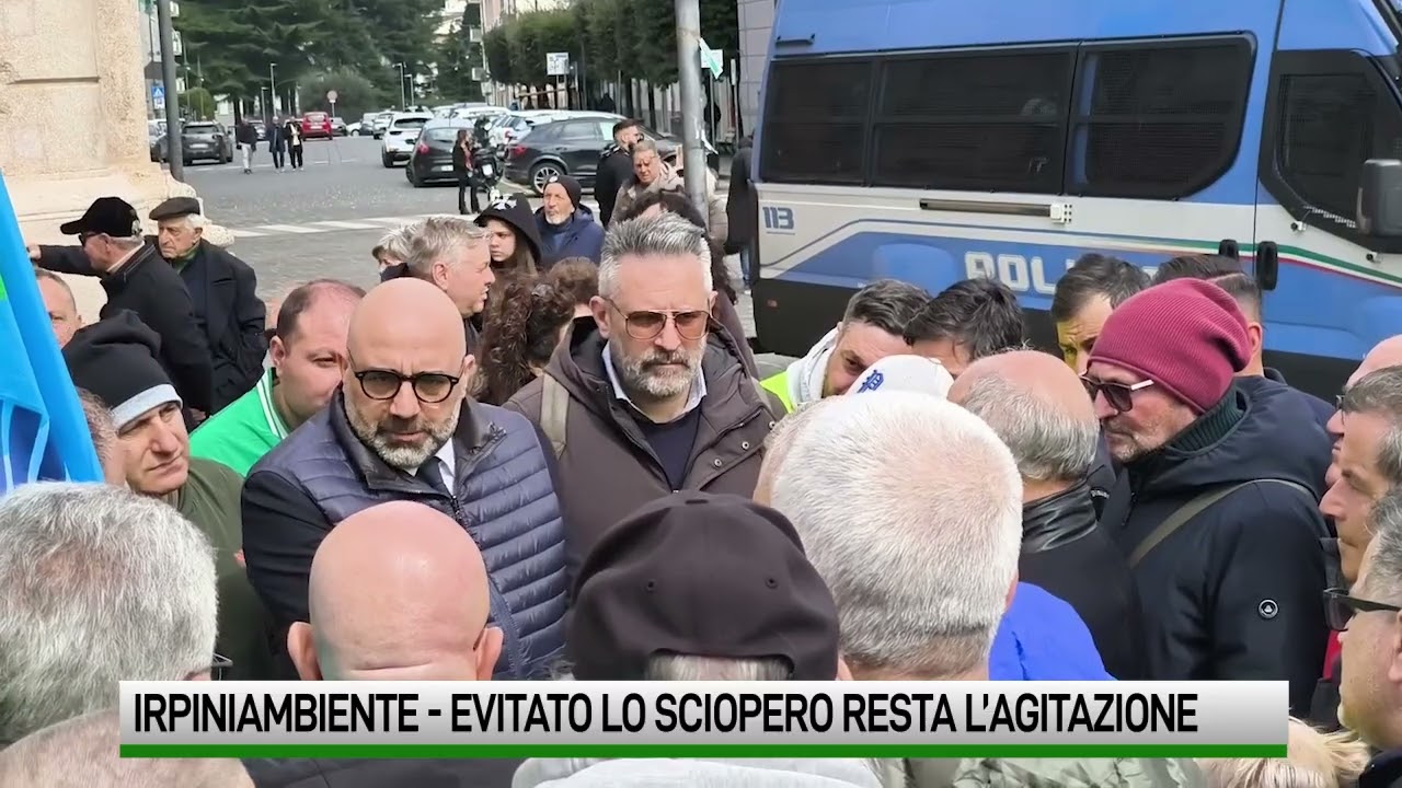 Irpiniambiente. Congelato lo sciopero, resta l’agitazione. Nuovo tavolo dopo Pasqua