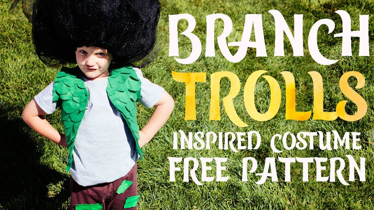 How to Make a Trolls Branch Costume