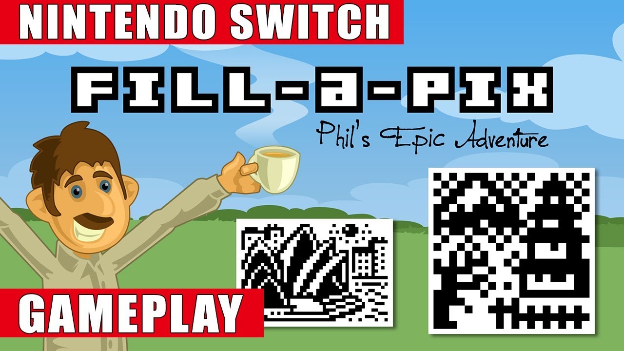 Fill-a-Pix: Phil's Epic Adventure Nintendo Switch Gameplay