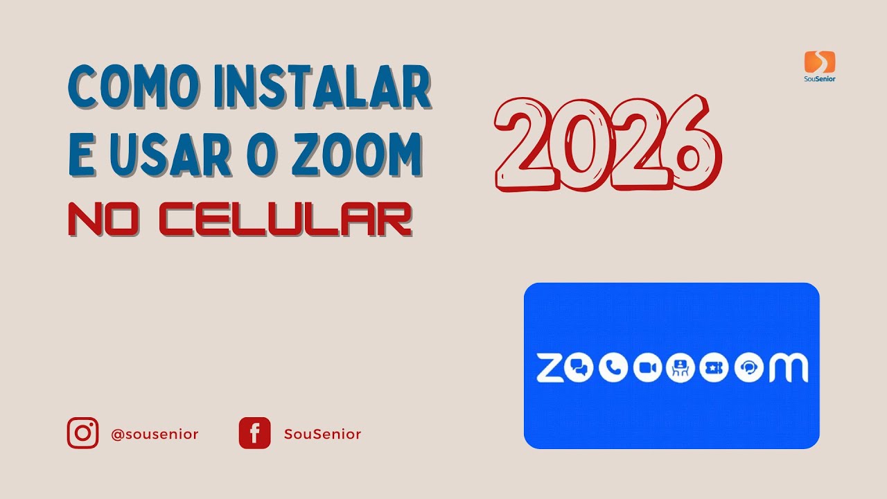 COMO INSTALAR E USAR O ZOOM NO CELULAR (Passo a Passo – ATUALIZADO 2026)