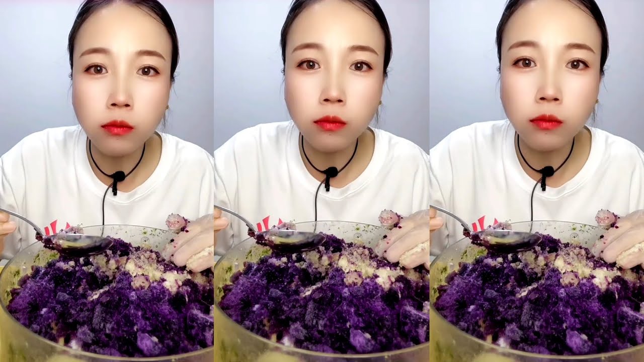 QIAN /ASMR SHAVED ICE EATING/ MUKBANG 