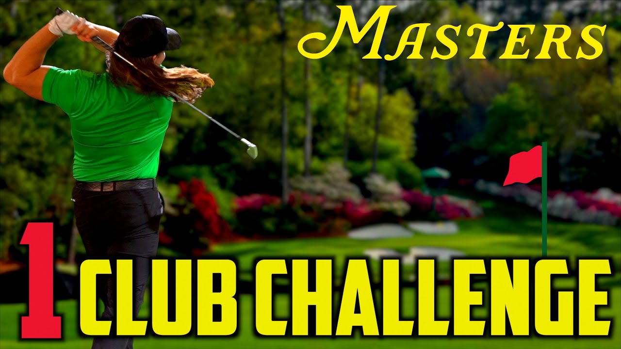 ONE CLUB ONLY! From The TIPS at Georgia Golf Club On GSPRO - Back Nine
