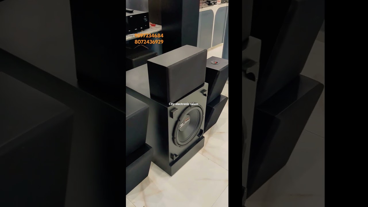 5.1 Home cinema setup audio systems rs.38000 full package #amplifer #audioamplifier