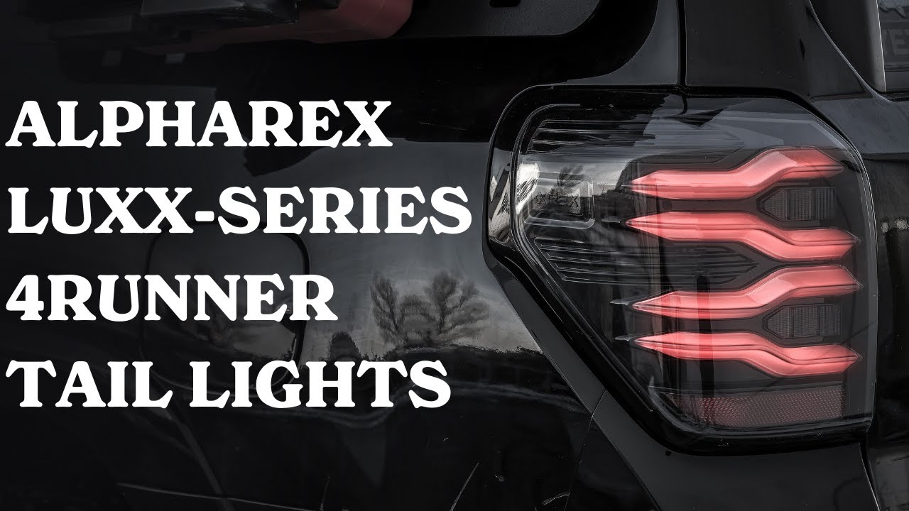 AlphaRex LUXX Series 4Runner Tail Lights Comparison