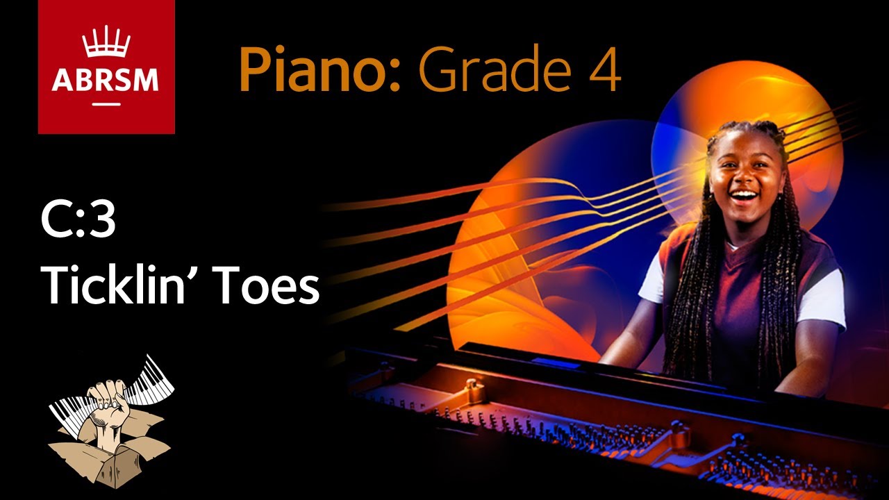 Ticklin' Toes / ABRSM Piano Grade 4 2023 & 2024, C:3 / Synthesia Piano tutorial