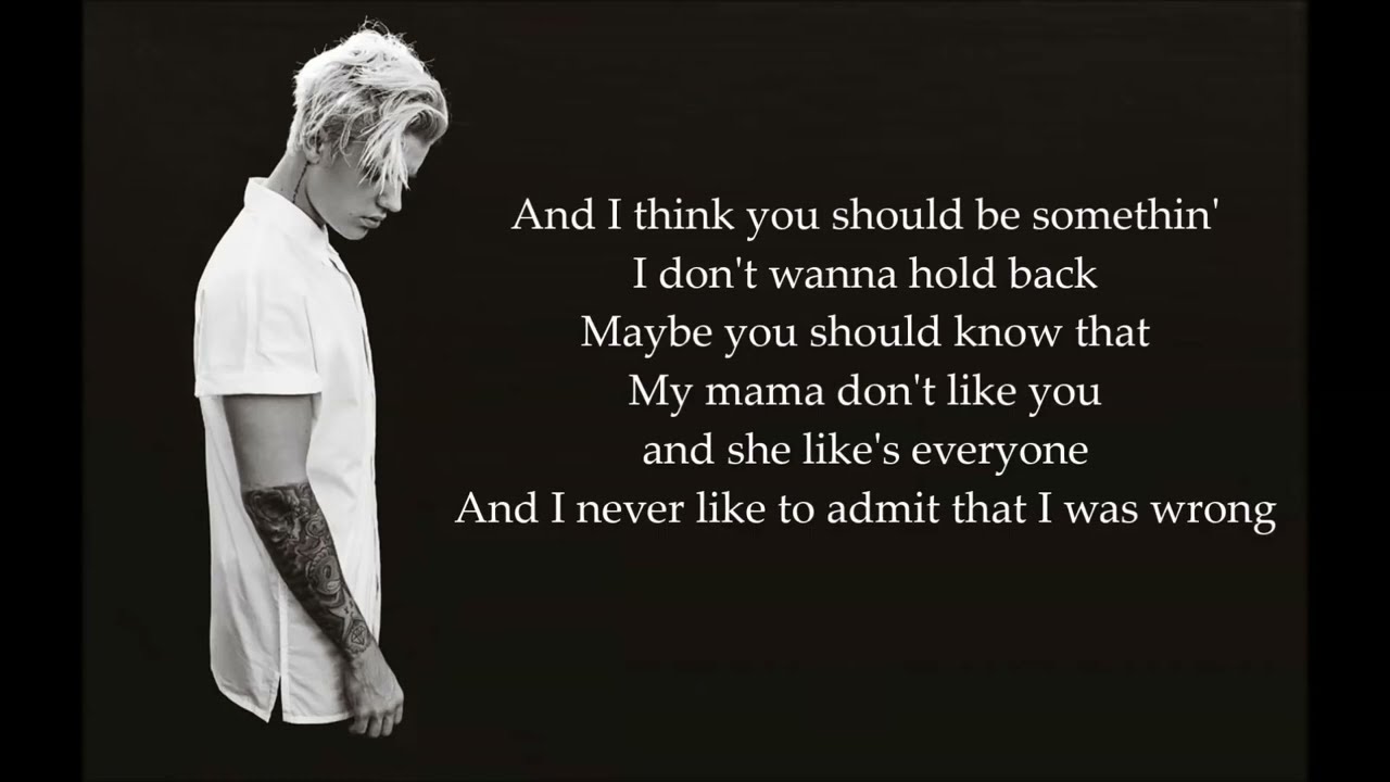 Justin Bieber - Love Yourself (Lyrics)