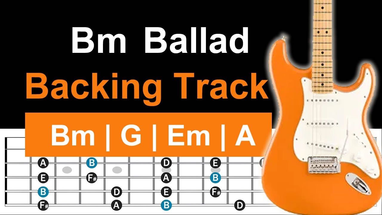 Bm Backing Track | 75 bpm | Ballad