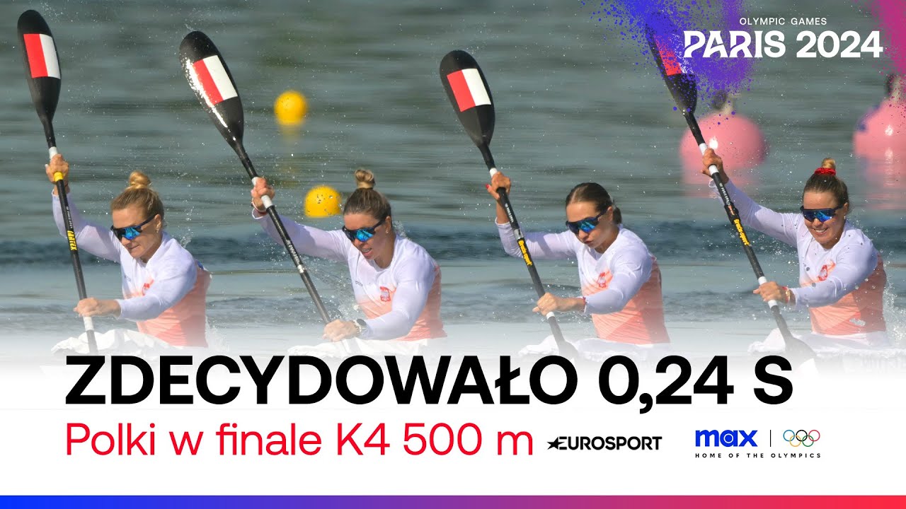 🇵🇱 Naja, Puławska, Kąkol i Putto w finale K4 500 m | Kajakarstwo #Paris2024