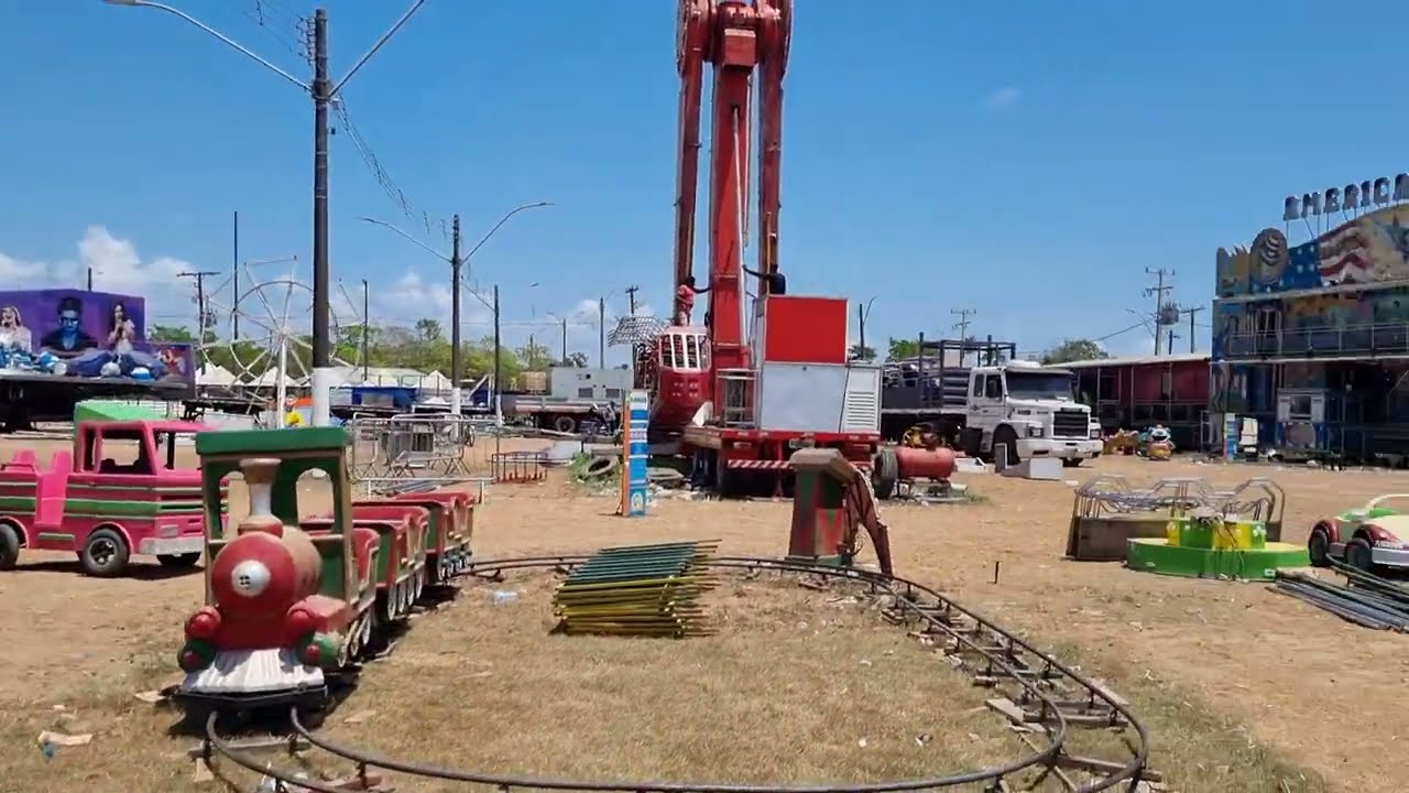 VOCÊ SABIA? PARQUE DE DIVERSÃO DESMONTAGEM MACAPÁ , BASTIDORES DO PARK, TUDO QUE VC NÃO VER A NOITE