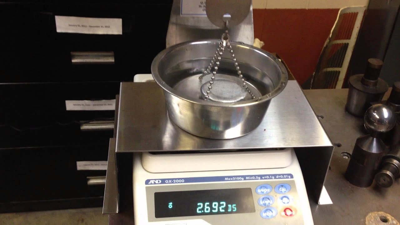 Weighing out samples both environmental and vacuumed to determine density.